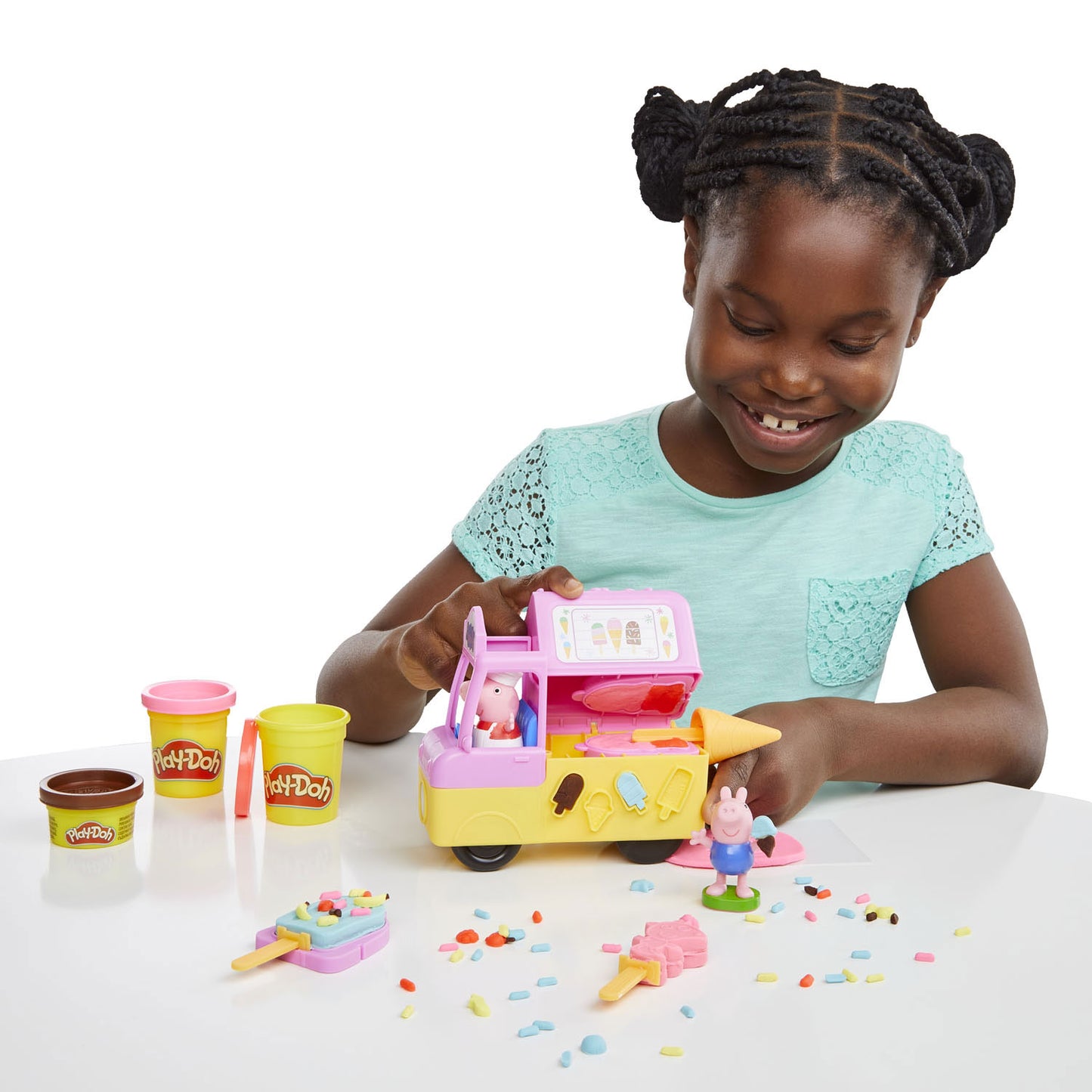 Play -doh peppas ijsjes - jeu de jeu en argile