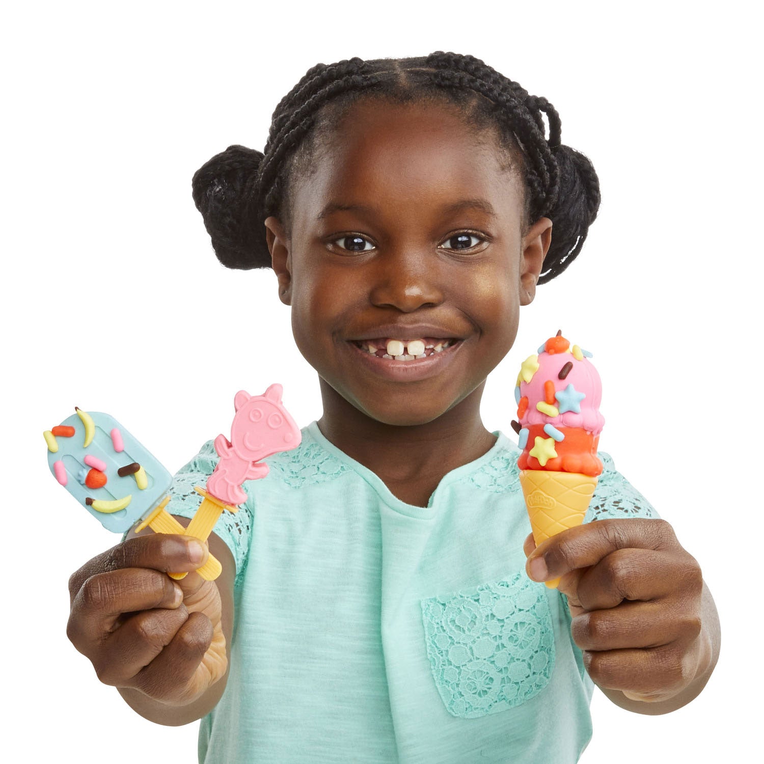Play -doh peppas ijsjes - jeu de jeu en argile