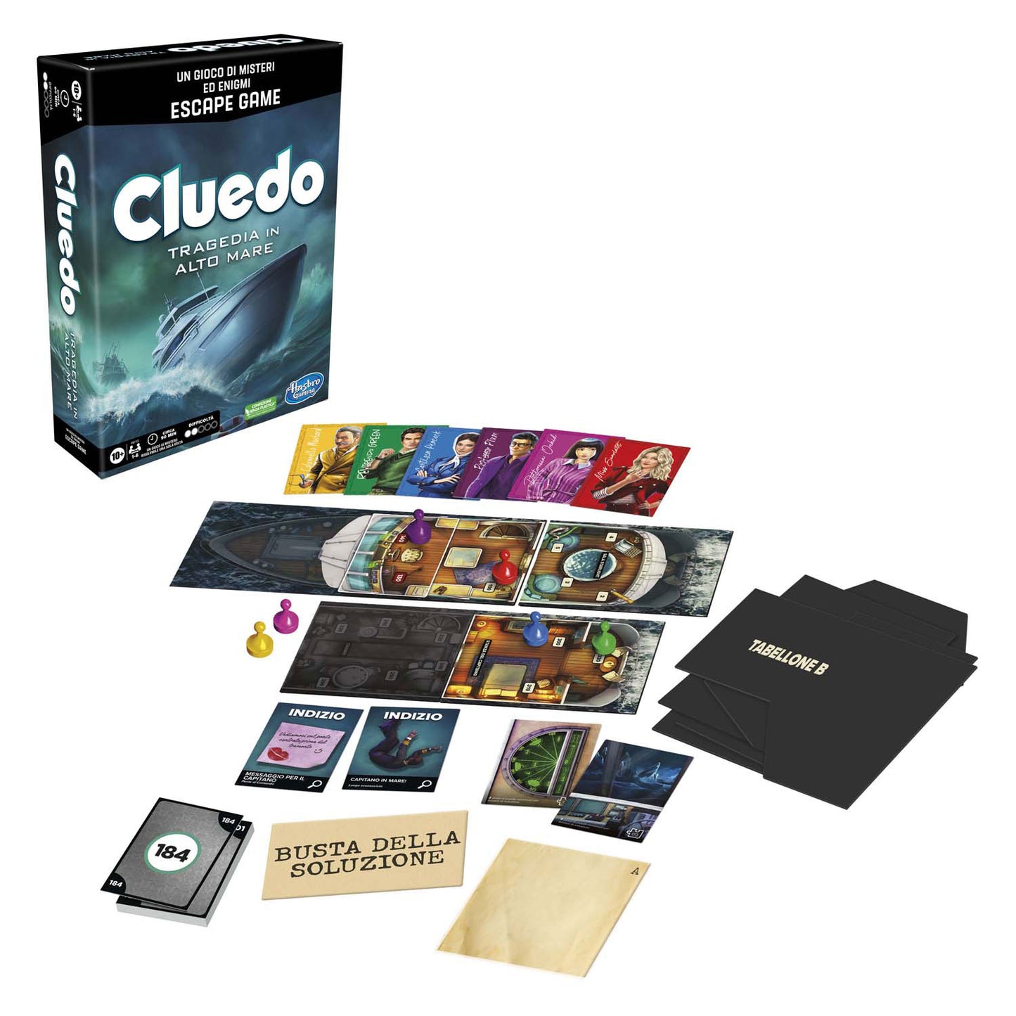 Hasbro Cluedo Escape Sabotage at Sea Board Game