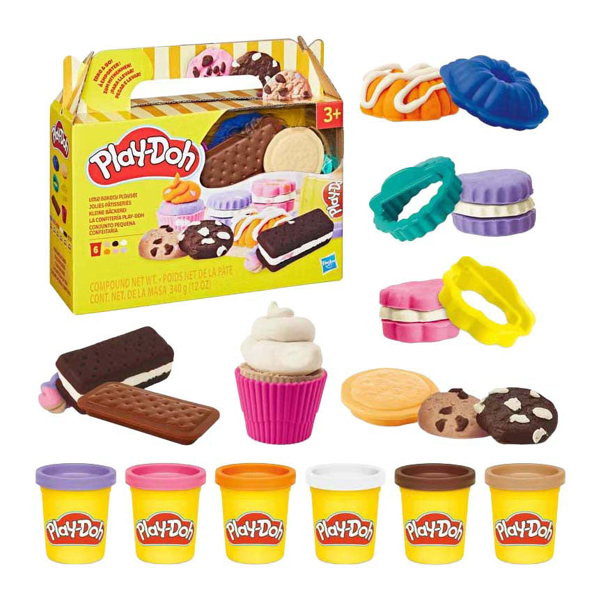 Play-doh petite boulangerie - 6 pots en terre cuite