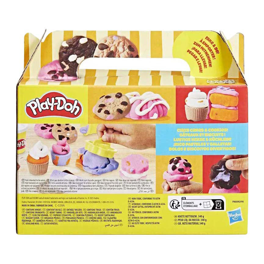 Play-doh petite boulangerie - 6 pots en terre cuite