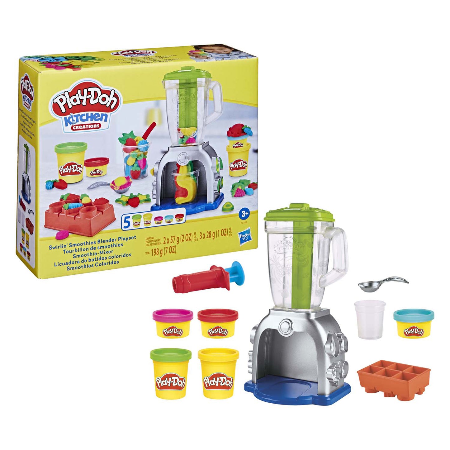 Jeu de mélangeur de smoothie play-doh