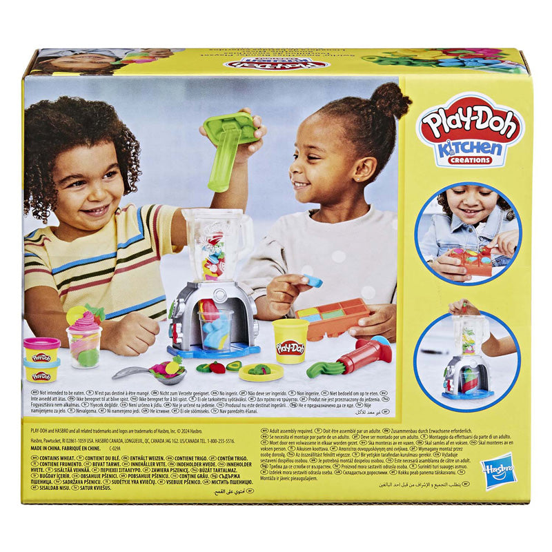 Jeu de mélangeur de smoothie play-doh