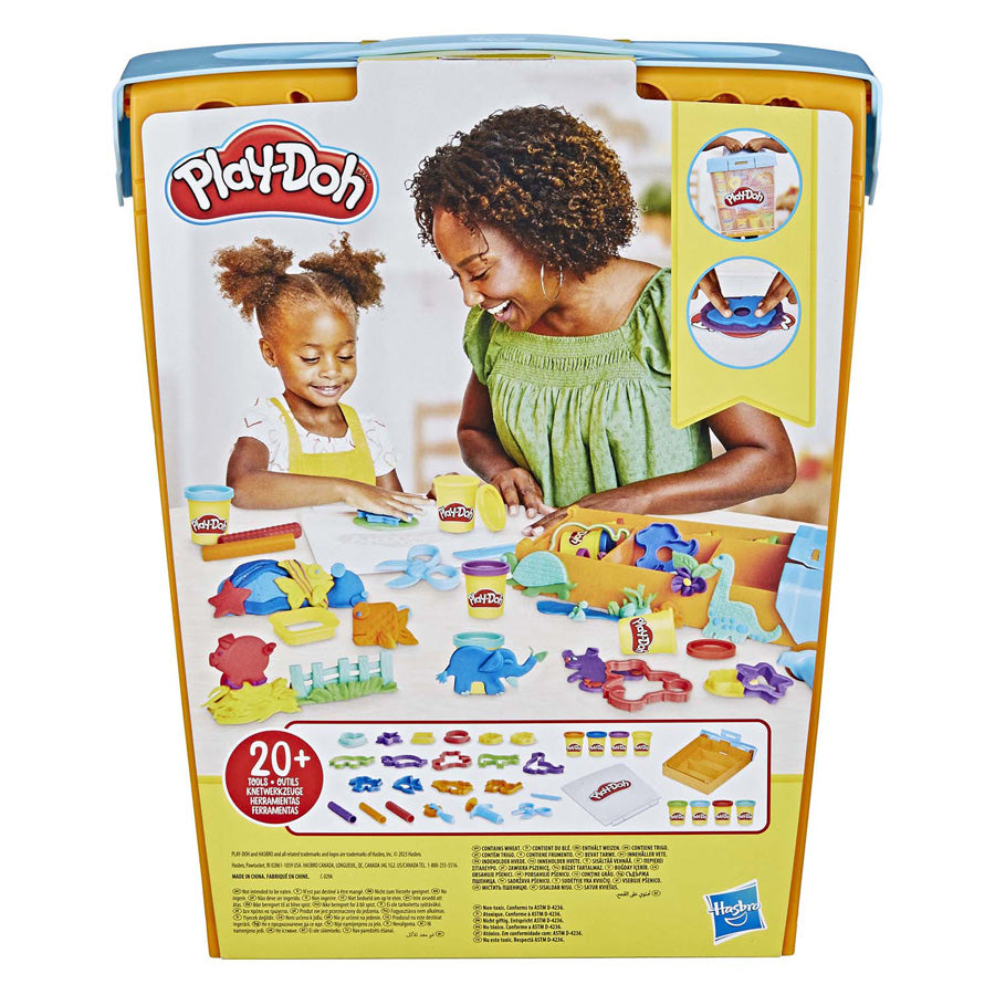 Ensemble de rangement pour animaux fantastiques Play-doh - 8 pots en argile