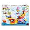 Toiles d'eau Spidey, bateau pirate avec bulles - incl. souffleur de bulles
