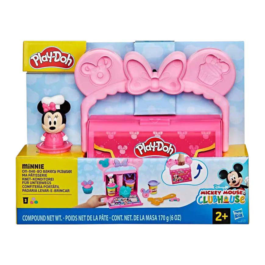 Play-doh disney junior boulangerie ensemble de jeu - 3 pots en argile