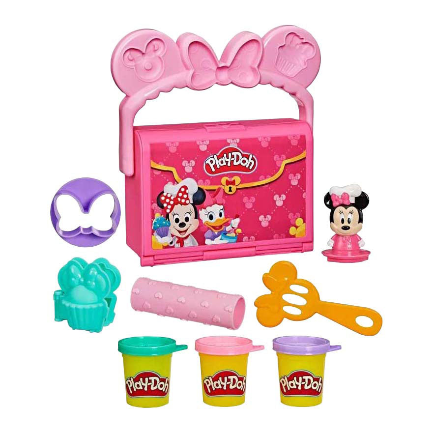Play-doh disney junior boulangerie ensemble de jeu - 3 pots en argile
