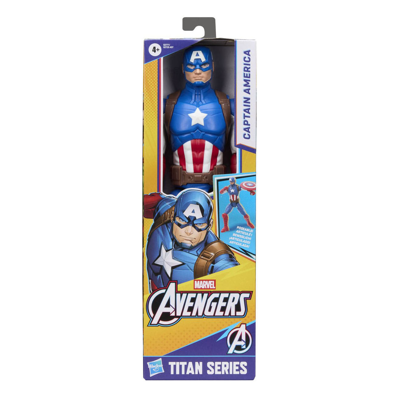 Hasbro – figurine Marvel Avengers Captain America, jouet.