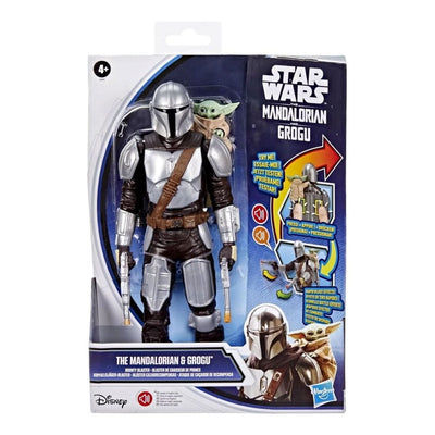 Star Wars le Mandalorien et Grogu Bounty Blaster - figurine 28cm