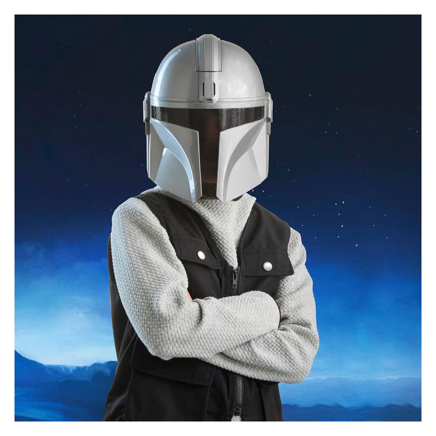 Hasbro star wars le masque électronique mandalorien