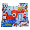Hélicoptère Spidey jouet Hasbro avec figurine et accessoires.