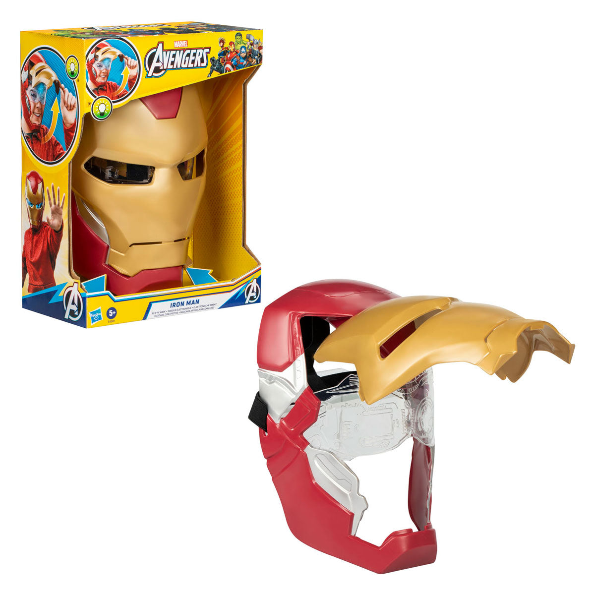 Masque de costume Marvel Avengers le Iron Man - or