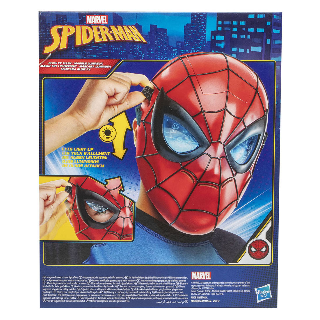 Masque Marvel Spiderman Glow FX