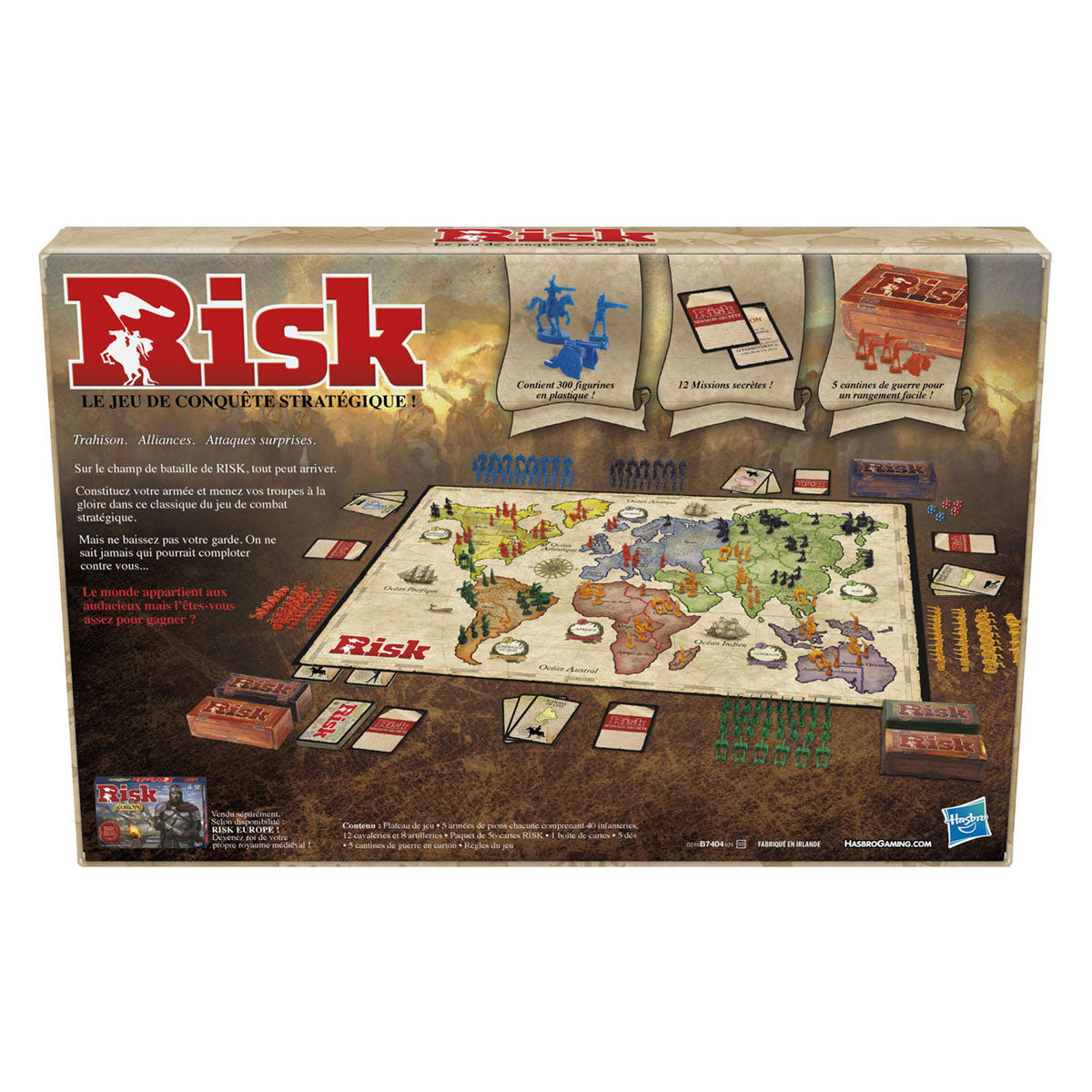 Hasbro jeu de société de risque fr