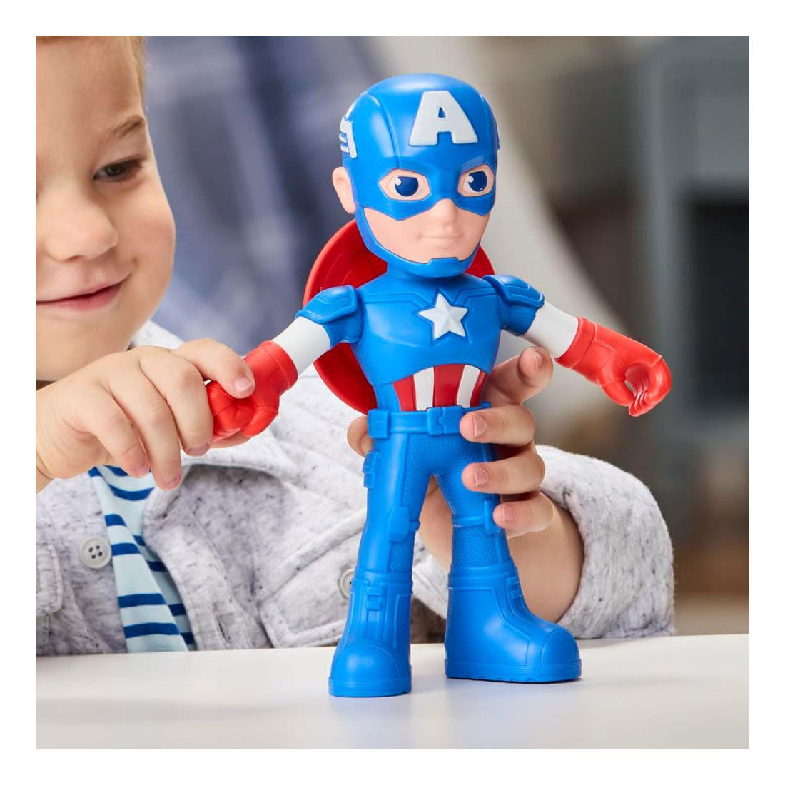 Marvel Spidey et ses incroyables amis Captain America - figurine 23cm