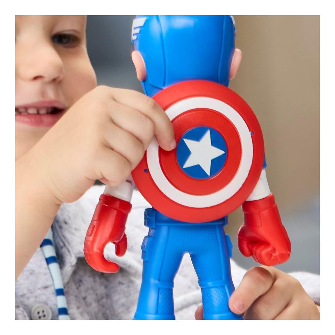 Marvel Spidey et ses incroyables amis Captain America - figurine 23cm