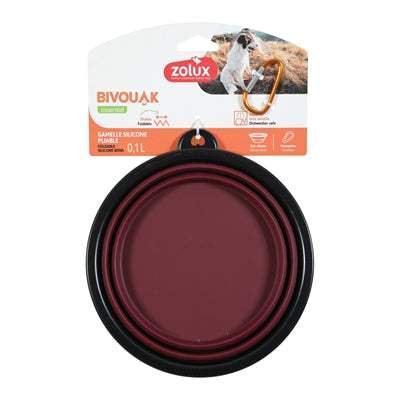 Zolux bvk freek interdiction de silicone pliable rouge