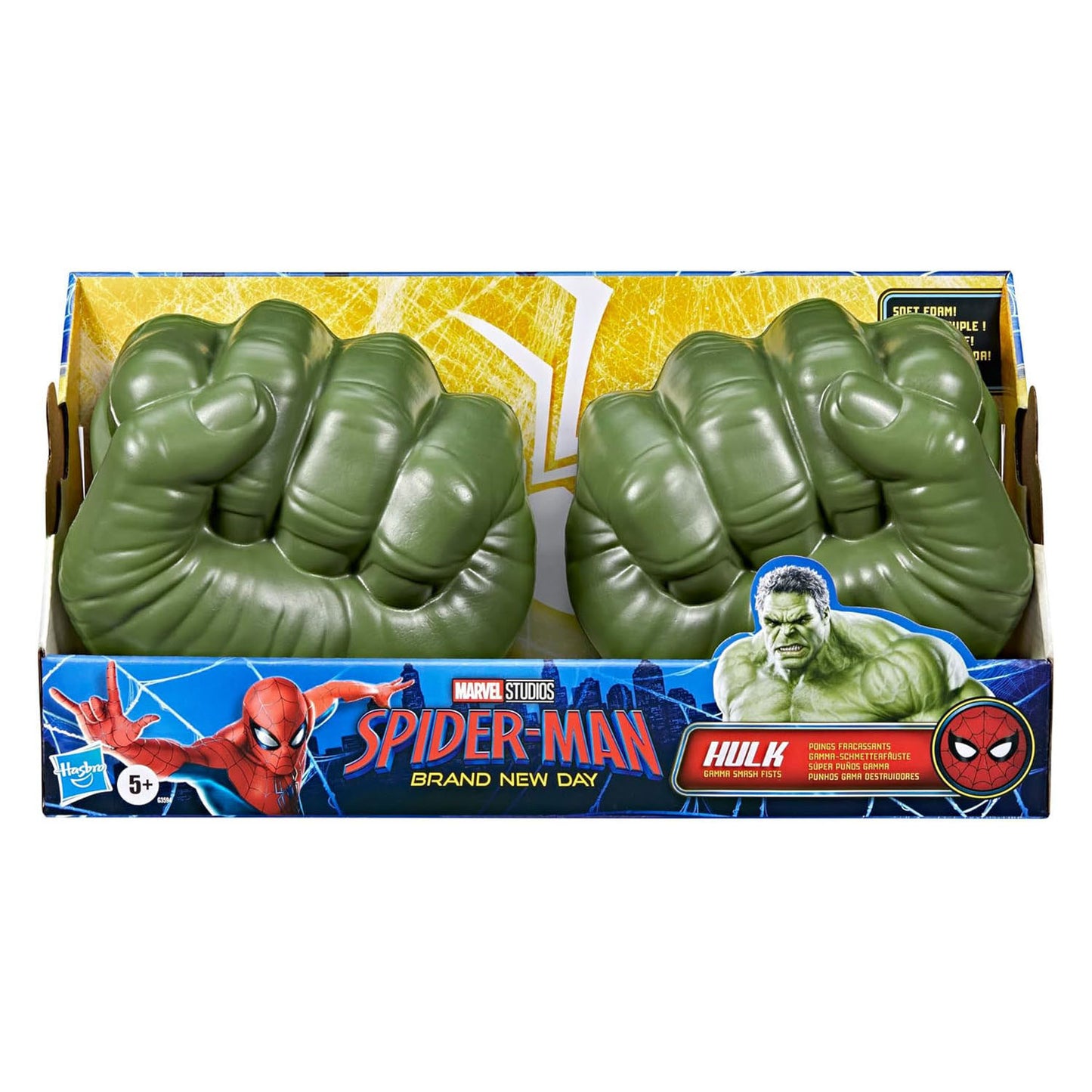 Hasbro Spider-Man tout nouveau jour Hulk poings