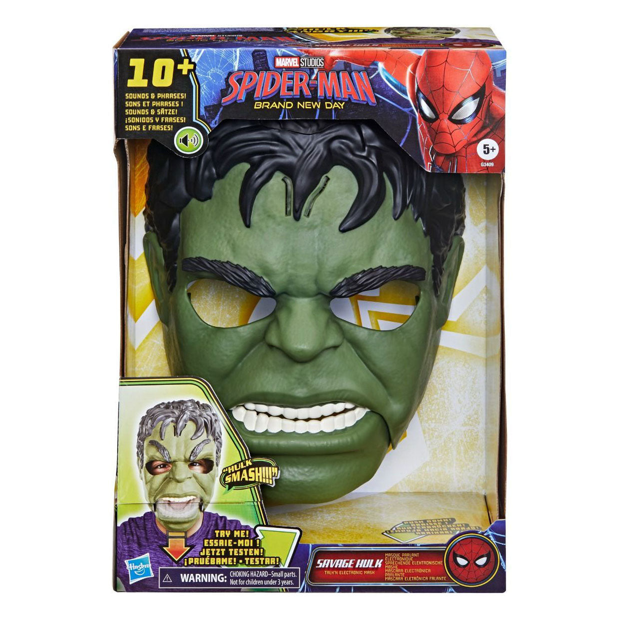 Hasbro Spider-Man tout nouveau masque Day Hulk