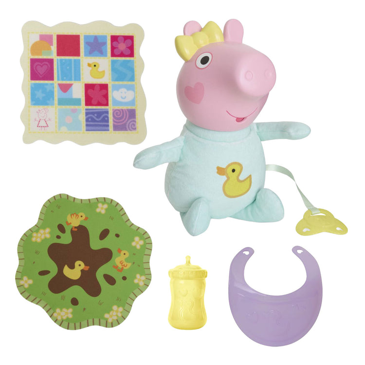 Peppa pig grognement et poupée câline