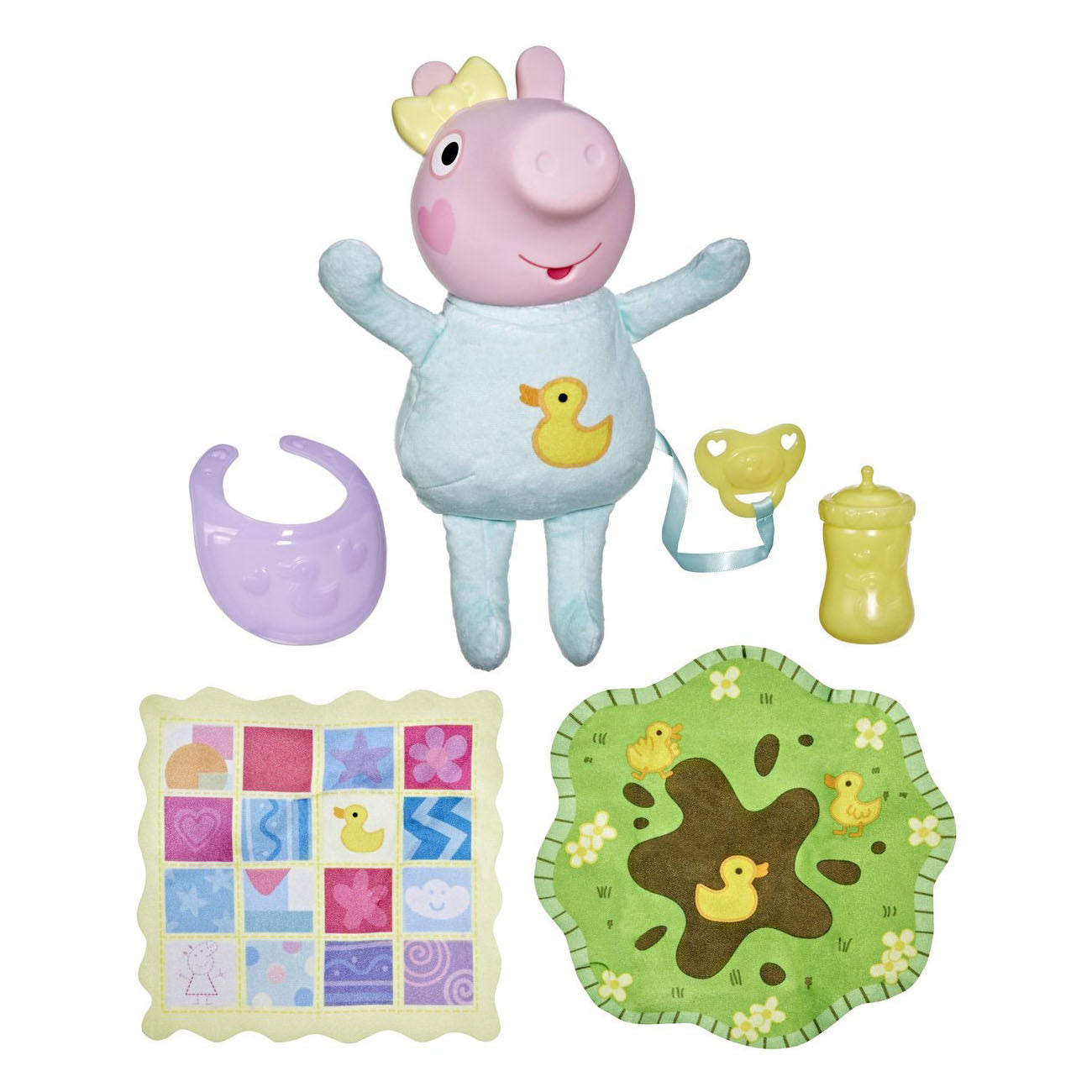 Peppa pig grognement et poupée câline