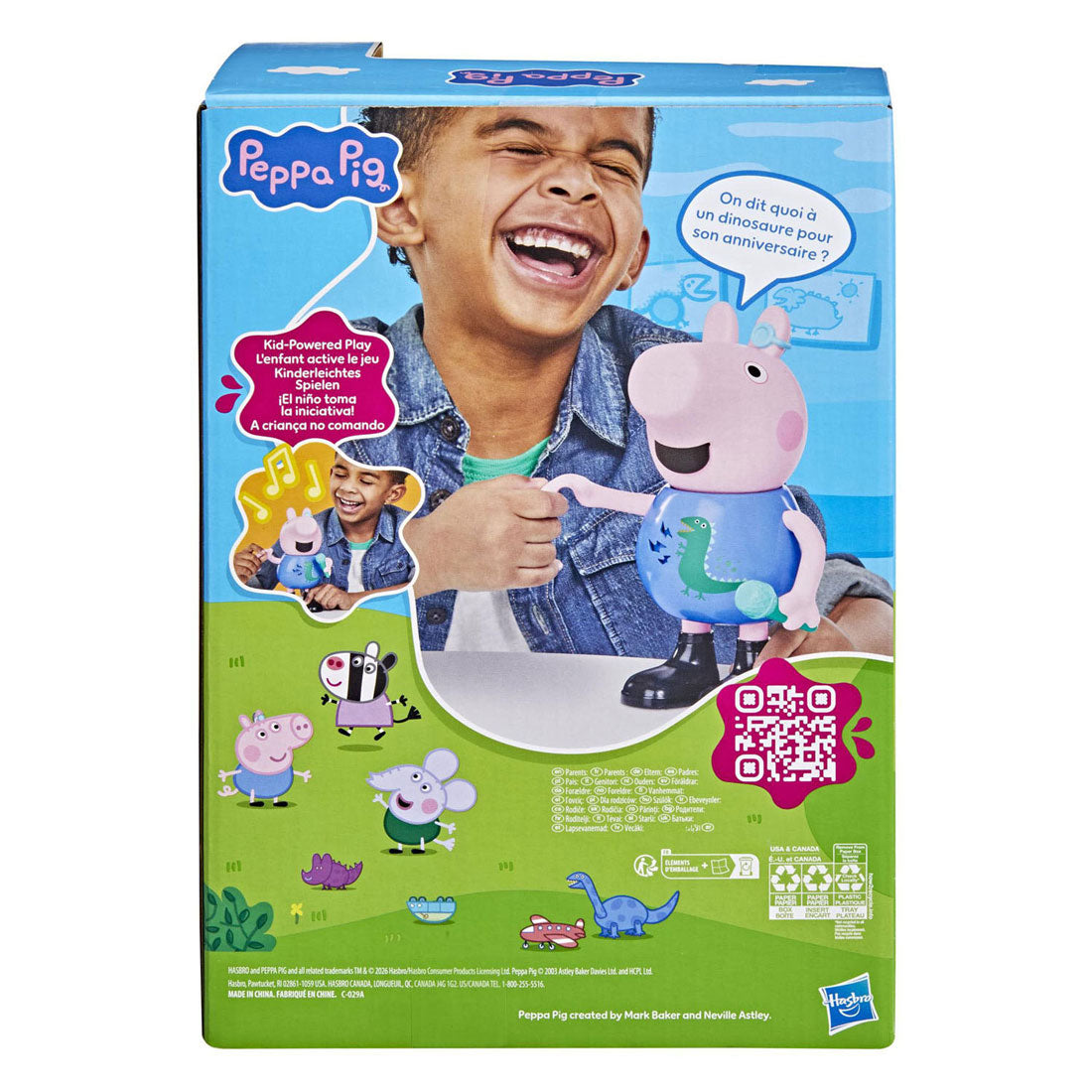 Hasbro Peppa Pig plaisante et chante George