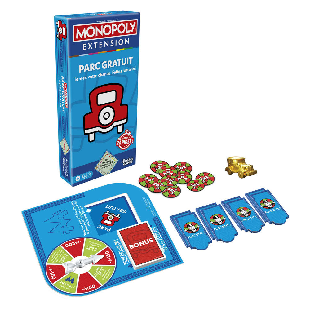 Parking gratuit pour l'expansion du monopole Hasbro