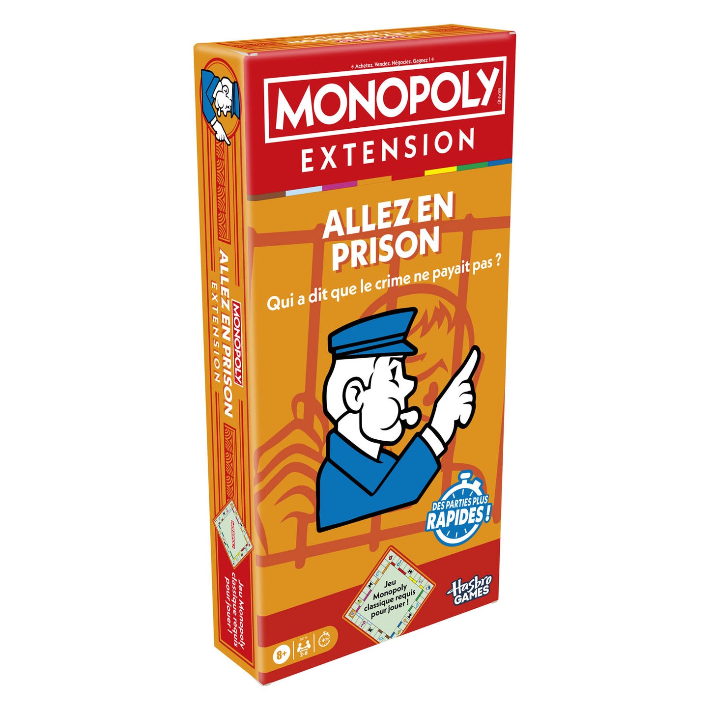 L'expansion du monopole Hasbro va en prison