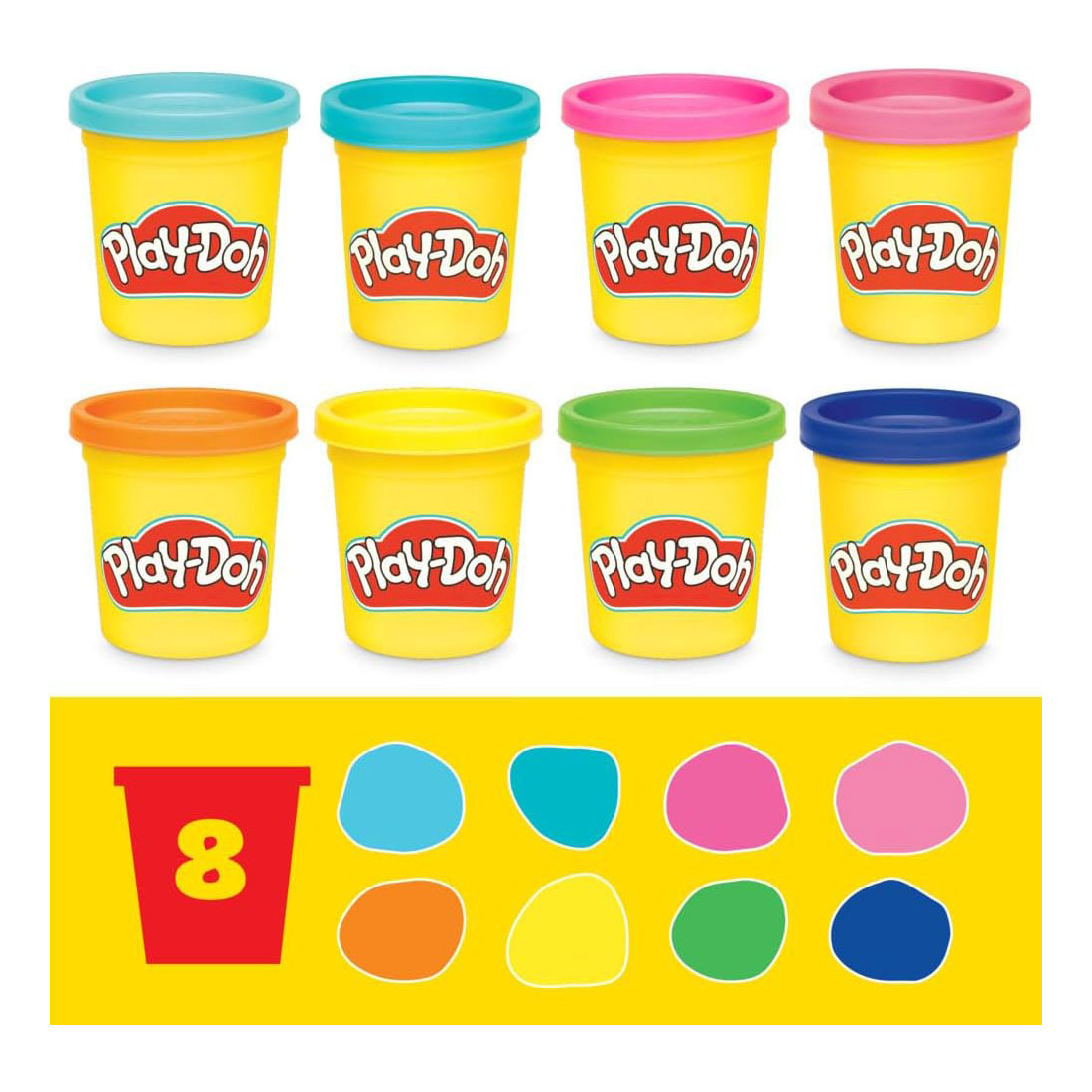 Play-doh mini, coffrets de jeu 4 en 1