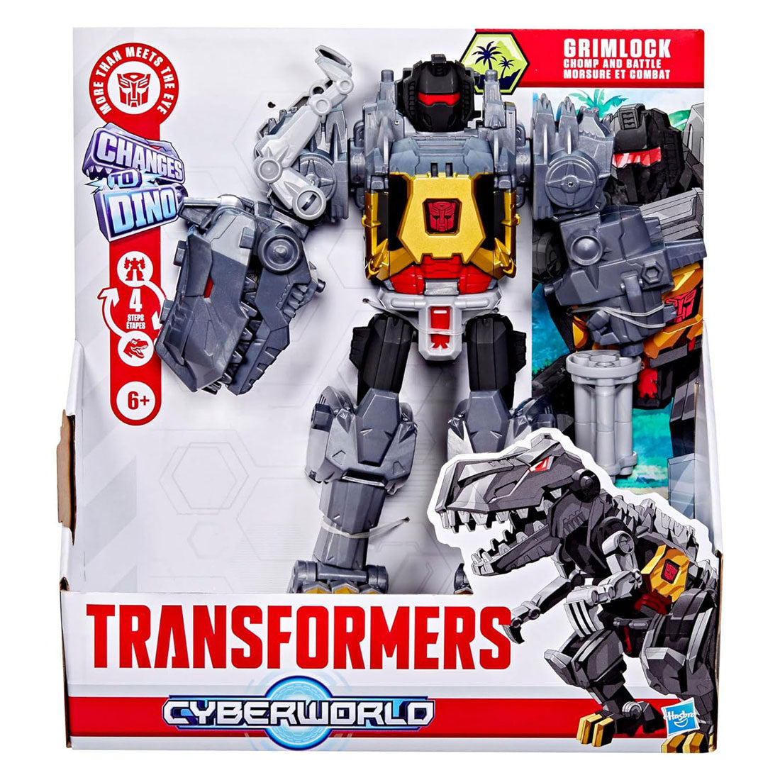 Transformers CyberWorld Chomp Battle Grimlock