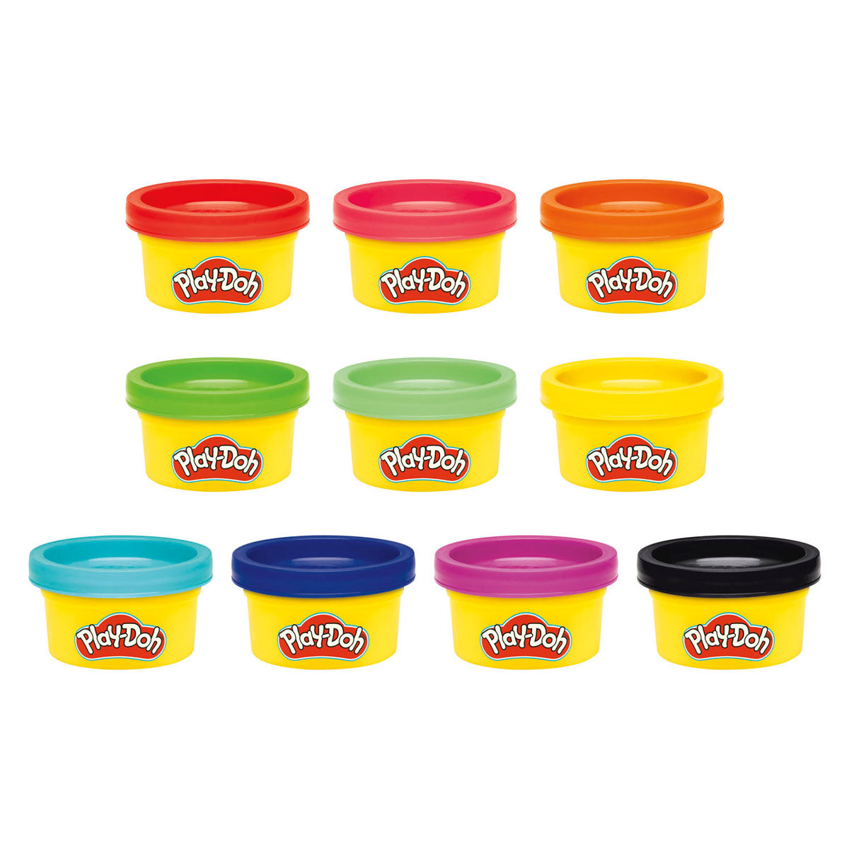 Pack fête Play-doh - 10 pots en argile