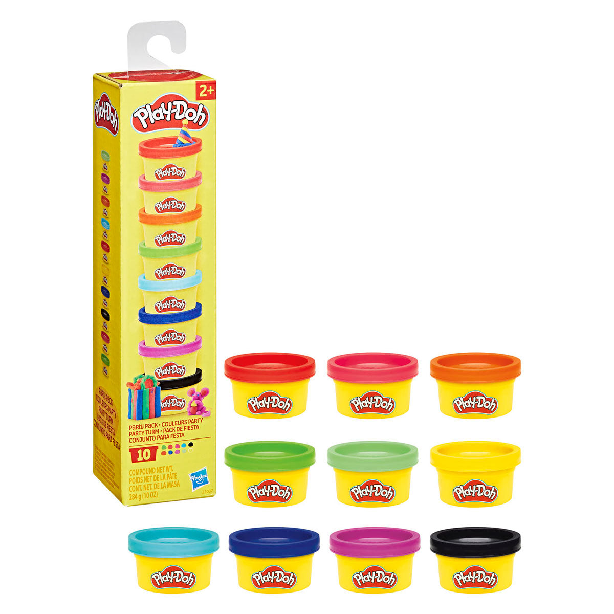 Pack fête Play-doh - 10 pots en argile
