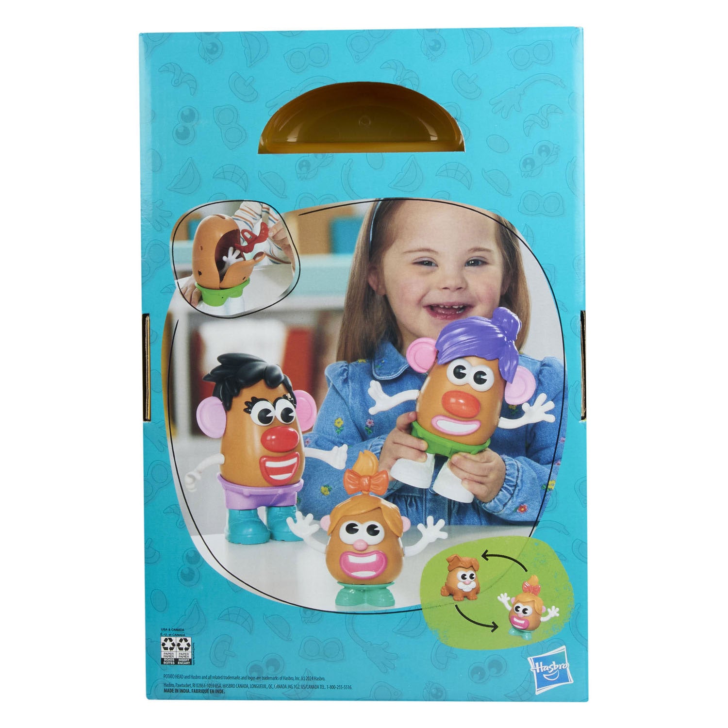 Super couineur tête de pomme de terre - jouet de pomme de terre pour filles et garçons à partir de 2 ans