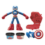Play-doh marvel Captain America timbre bouclier - pâte à modeler - afbeelding 2