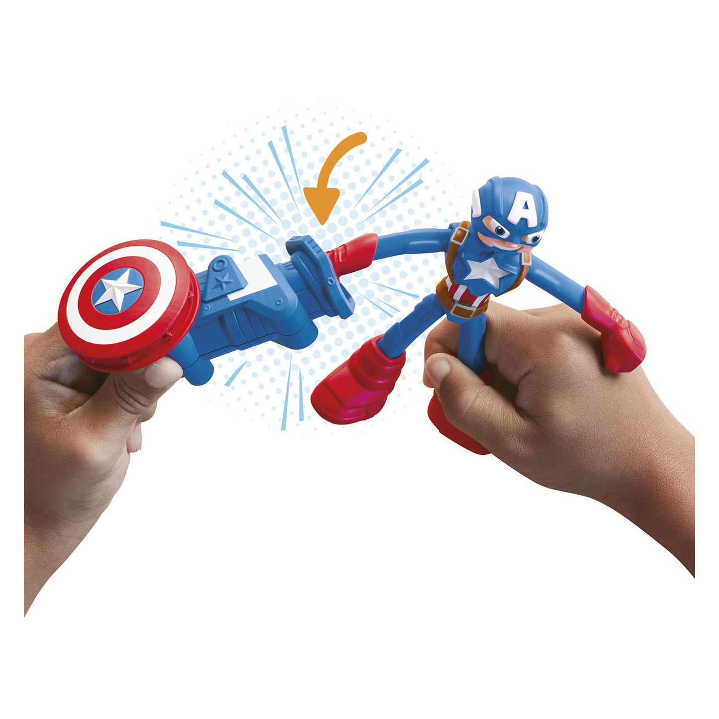 Play-doh marvel Captain America timbre bouclier - pâte à modeler