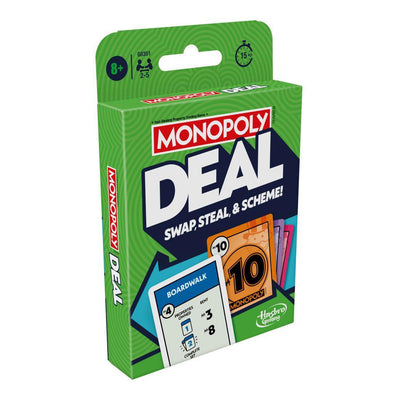 Jeu de cartes de deal de monopole Hasbro