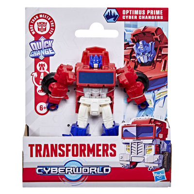 Hasbro transformateurs cyberworld optimus prime cyber changeurs robot