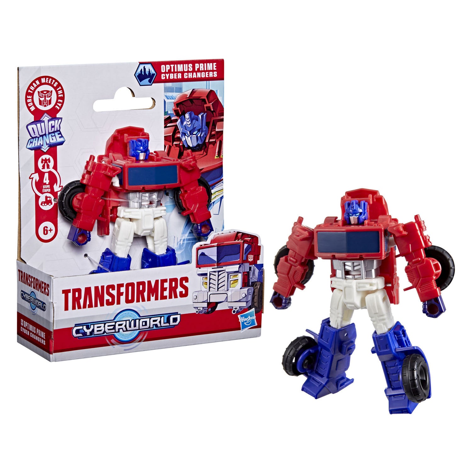 Hasbro transformateurs cyberworld optimus prime cyber changeurs robot