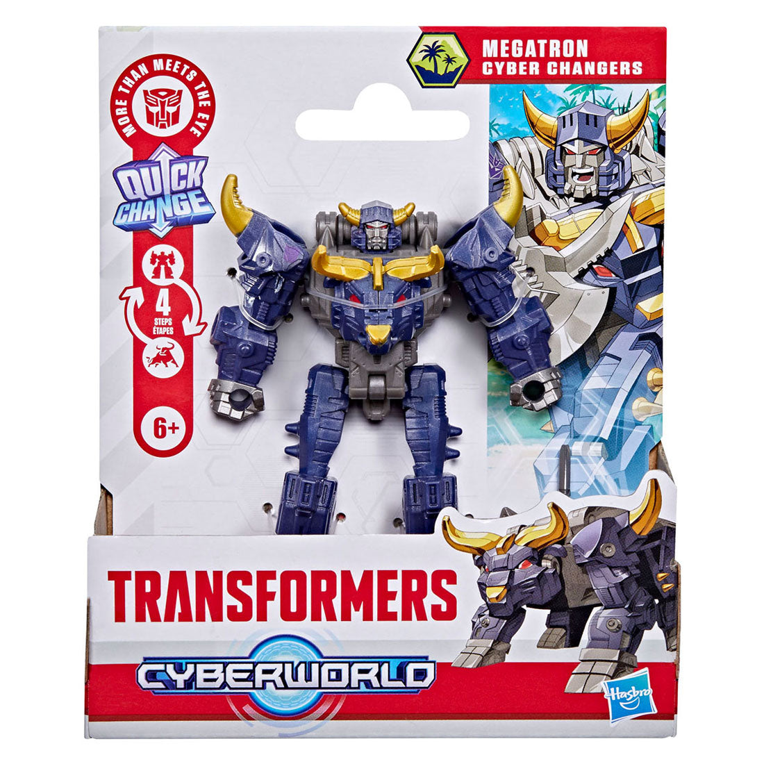 Hasbro transformateurs cyberworld mégatron cyber changeurs robot