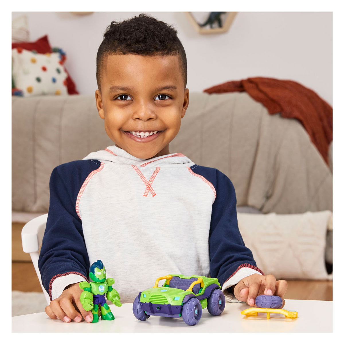 Hasbro Marvel Iron Man et ses super amis Iron Hulk jouant la figurine