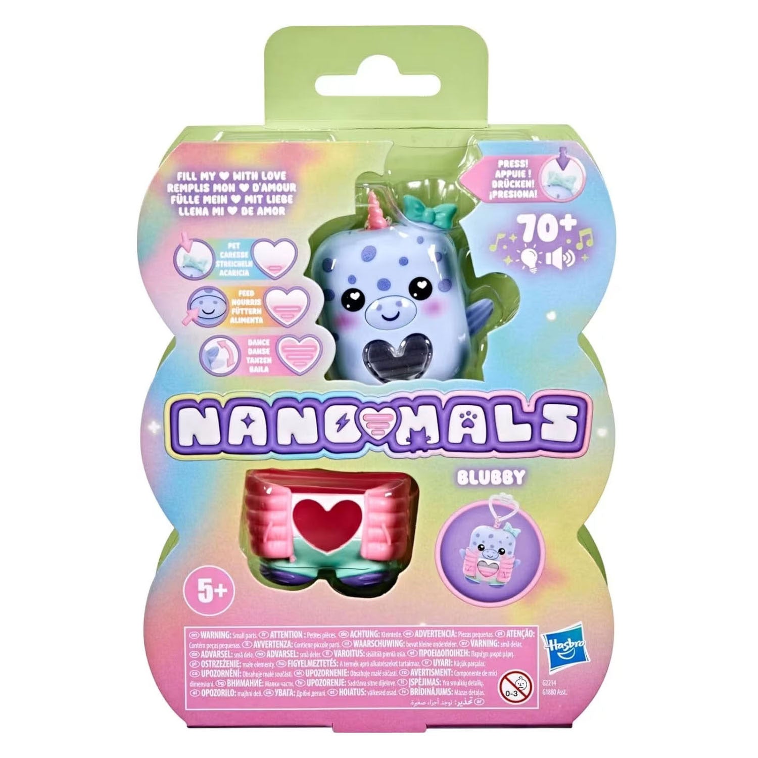 Nano-mals blubby le narval - électronique - plus de 70 réponses - interactif