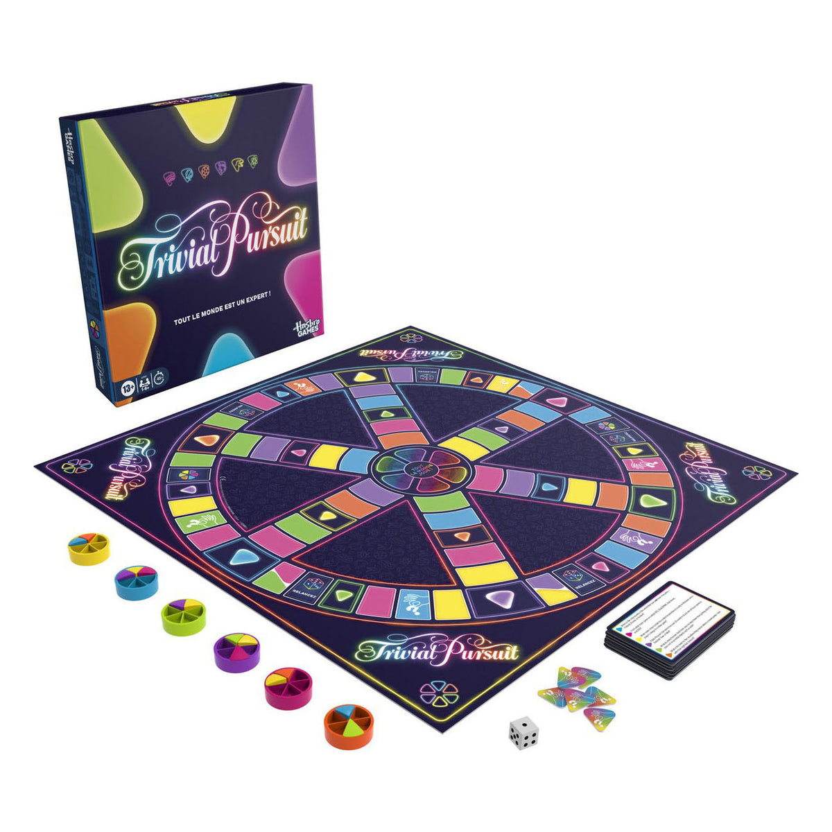 Hasbro gaming trivial poursuite - jeu de société - français