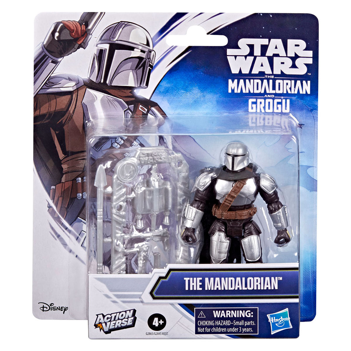 Star Wars Actionverse Figurine articulée Le Mandalorien 11cm