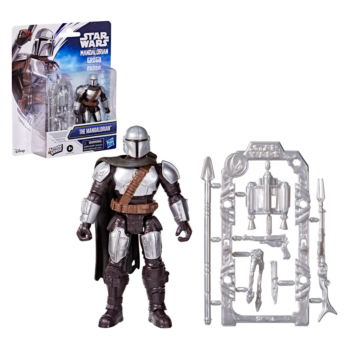 Star Wars Actionverse Figurine articulée Le Mandalorien 11cm