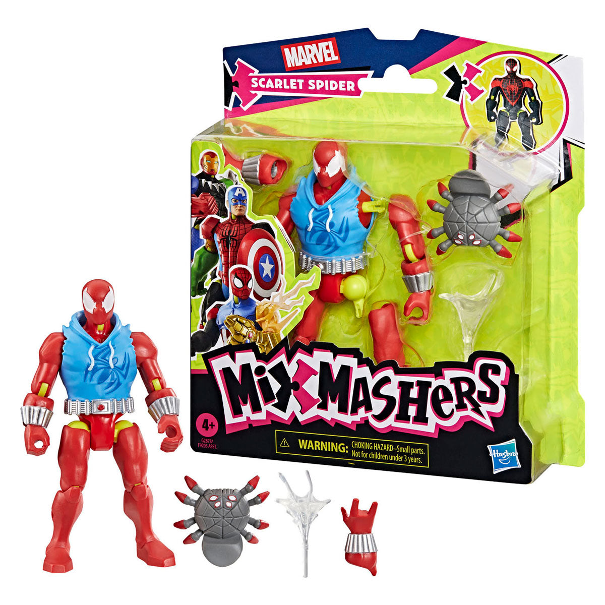 Hasbro mixmashers merveille figurine de jeu araignée écarlate