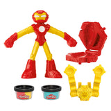 Play-doh Marvel Iron Man Blast Launcher - 2 pots en argile - afbeelding 2