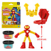Play-doh Marvel Iron Man Blast Launcher - 2 pots en argile