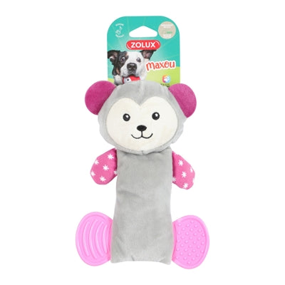 Zolux maxou en peluche dentaire gris