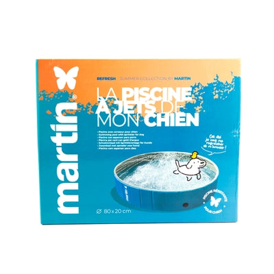 Pool Martin avec jets Blauw Wit