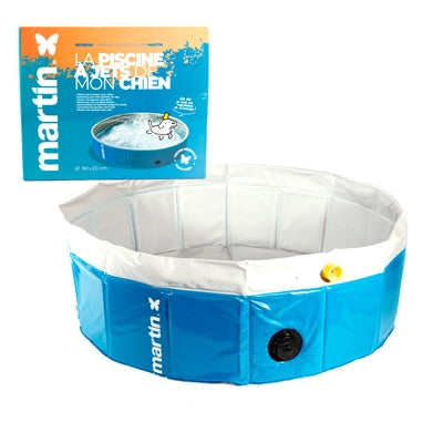 Pool Martin avec jets Blauw Wit